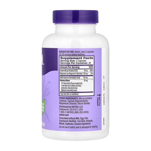 Мелатонін Natrol (Sleep & Restore Free) &mdash; 60 капсул, для сну 2023-10-6240 фото
