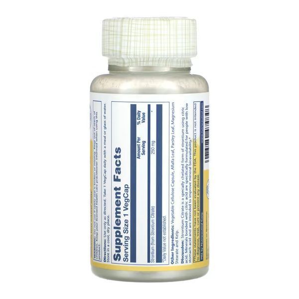 Strontium Citrate 250mg - 60 vcaps 2023-10-6784 фото