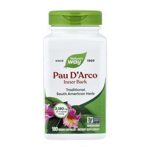 Пау Дарко, Pau D'Arco Inner Bark - 180 vcaps 2022-10-1097 фото