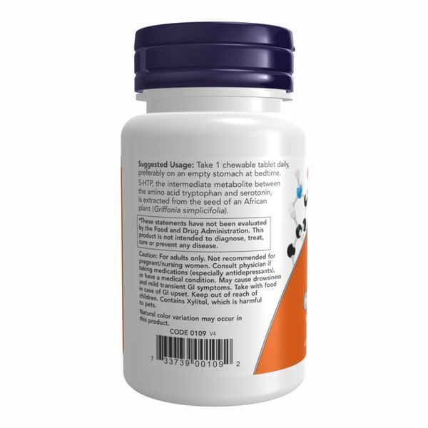 5-HTP 100 мг - 90 жевательных таблеток 2022-10-2547 фото