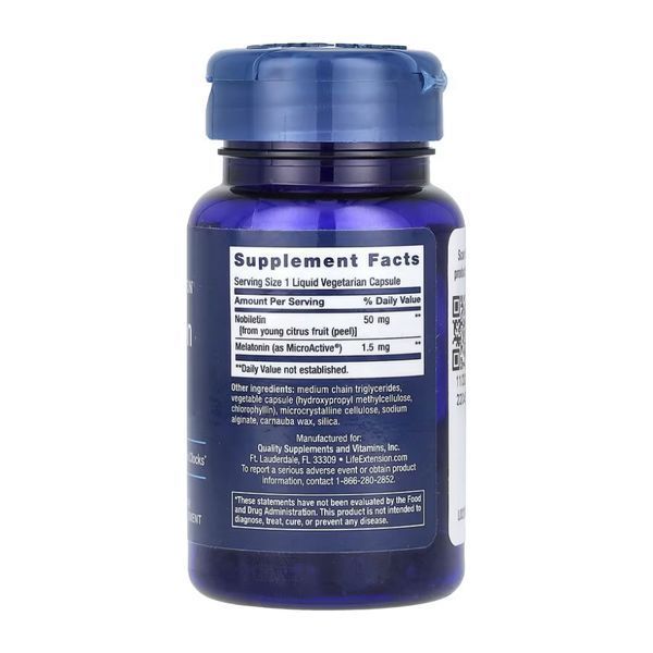 Підтримка циркадних ритмів, Circadian Sleep - 30 liquid vegetarian caps 2023-10-5214 фото