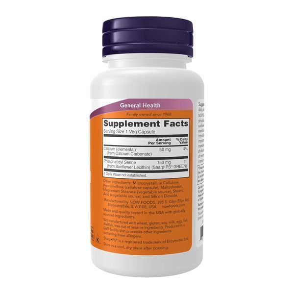 Фосфатидилсерин, Soy-Free Phosphatidyl Serine 150mg - 60 vcaps 2023-10-6872 фото