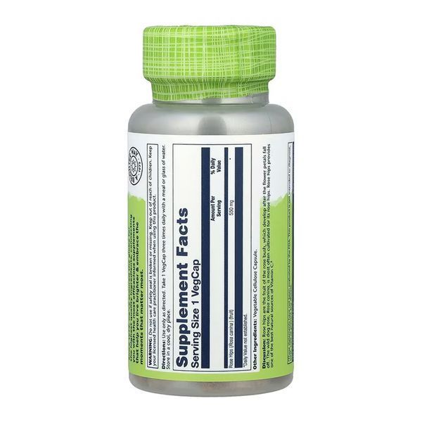 Плоды Шиповника, Rose Hips Fruit 550mg - 100 vcaps 2023-10-6725 фото