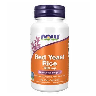 Red Yeast Rice 600mg - 60 vcaps 2022-10-2975 фото
