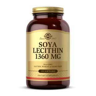 Соевый лецитин, Lecithin 1360mg (Natural Soya) - 180 softgels 2023-10-3686 фото