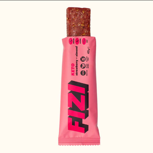 Батончики КЕТО, KETO Protein Bar - 10x45g Strawberry + Almond 2022-10-2478 фото
