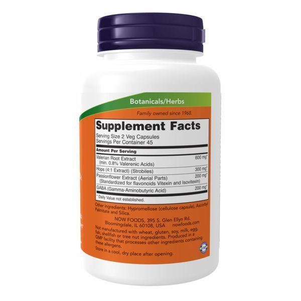 Комплекс растительных экстрактов для сна, Now Foods Sleep - 90 vcaps 2022-10-1410 фото