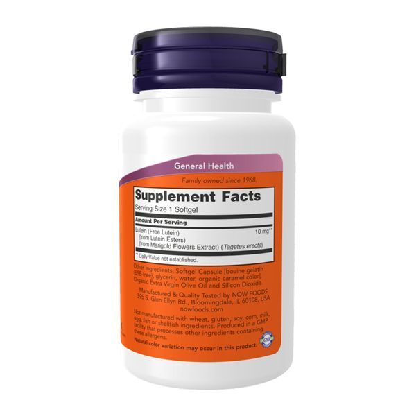 Lutein 10mg - 120 softgels 2023-10-3788 фото