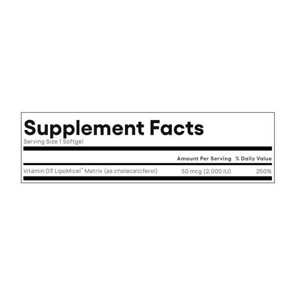 Витамин Д, Vitamin D3 LipoMicel Matrix - 90 softgels 2024-11-0576 фото