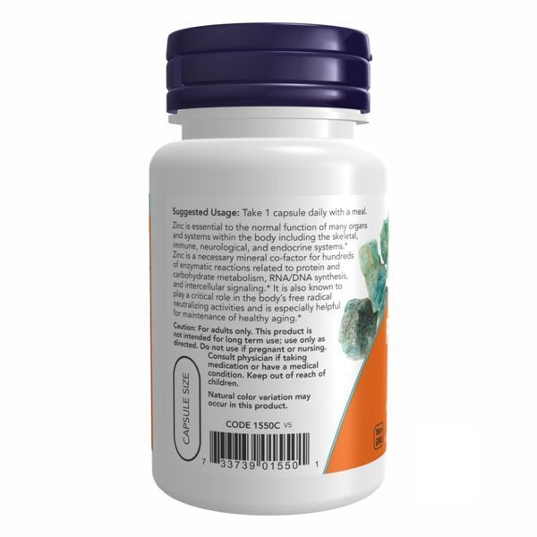 Цинк Піколінат, Zinc Picolinate 50 mg - 60 vcaps 2022-10-0047 фото