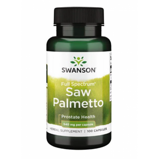 Со пальметто (Сереноа), Saw Palmetto 540 mg - 100 caps 100-22-3394158-20 фото