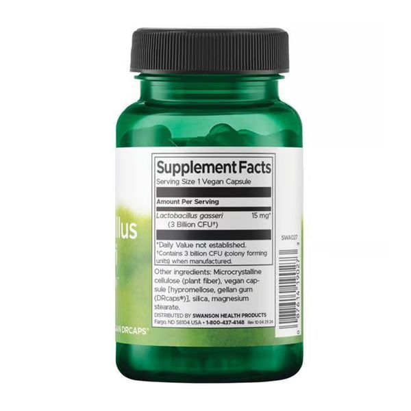 Lactobacillus Gasseri 3 Billion Cfu - 60 vcaps 2023-10-5870 фото
