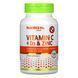 Комплекс витаминов и минералов, Vitamin C+D3 & Zinc - 100 caps 2022-10-3008 фото 1