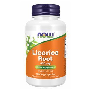 Корень солодки, Licorice Root 450mg - 100 vcaps 2022-10-1363 фото