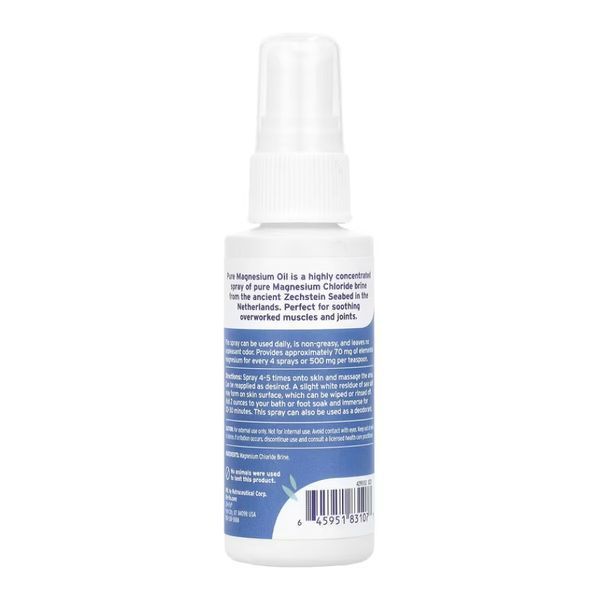 Магниевое масло, Pure Magnesium Oil Spray - 59 ml 2023-10-4695 фото