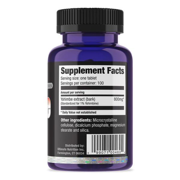 Yohimbe Bark Extract 800mg - 100tabs 2022-10-0815 фото