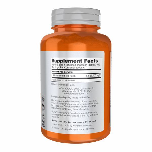 Л-Глютамин, L-Glutamine Powder - 454g 2022-10-2310 фото