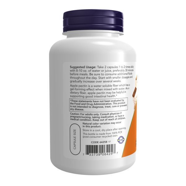 Яблучний пектин, Apple Pectin 700mg - 120 vcaps 2023-10-2083 фото