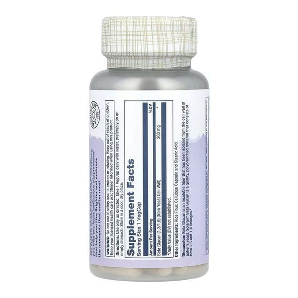 High Potency Beta Glucan 200mg - 30 vcaps 2023-10-6985 фото