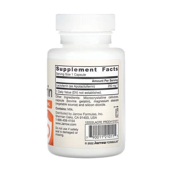 Лактоферрин, Lactoferrin 250mg - 60 vcaps 2023-10-5587 фото
