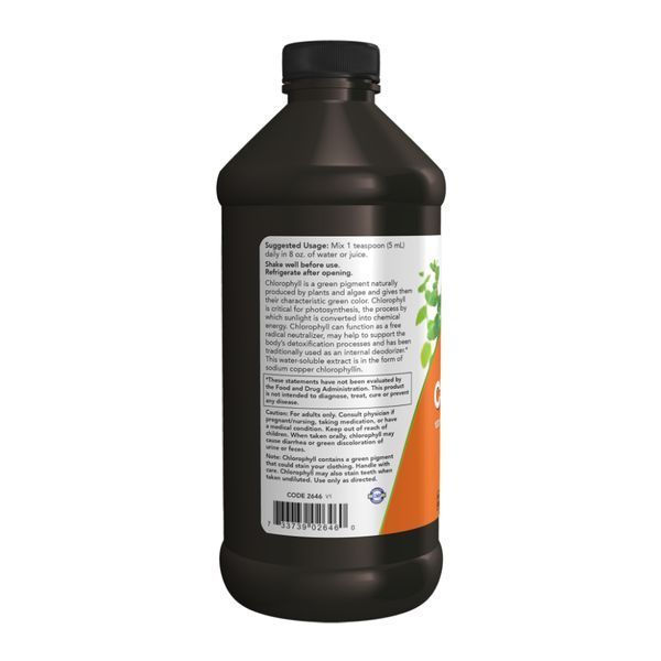 Рідкий хлорофіл, Liquid Chlorophyll - 473ml Unflavored 2023-10-5101 фото