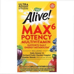 Мультивитамины, Max6 (No-Iron) - 90 vcaps 2022-10-1052 фото