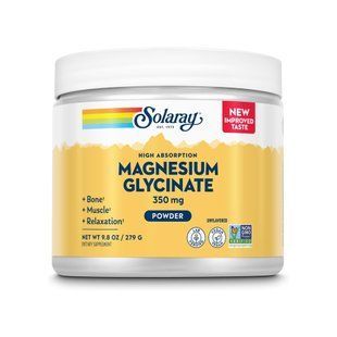 Магний Глицинат, Magnesium Glycinate Powder - 279g Unflavored 2023-10-4693 фото