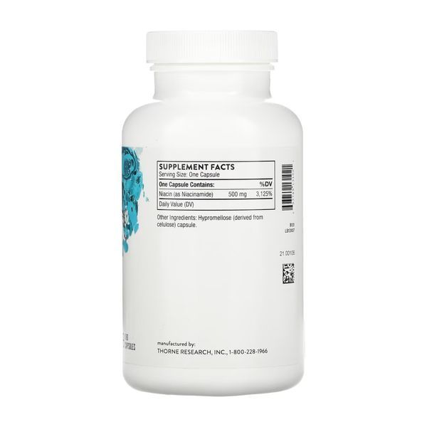 Ниоцинамид, Niacinamide - 180 caps 2023-10-3654 фото