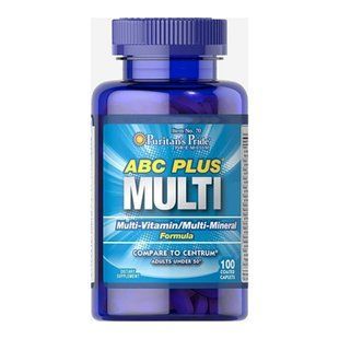 Мультивітамінна та мультимінеральна формула, ABC Plus Multivitamin and Multi-Mineral Formula - 100 Caplets 100-82-4400823-20 фото