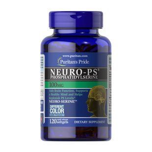 Нейро-PS (фосфатидилсерін), Neuro PS 100mg - 60 softgels 2023-10-2727 фото
