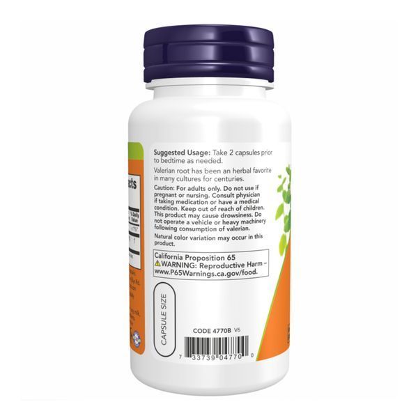 Корень валерианы, Valerian Root 500mg - 250 vcaps 2022-10-1366 фото
