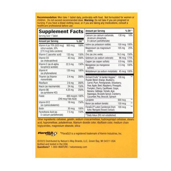 Мультивітаміни для чоловіків, Men's Complete Multivitamin - 50 tabs 2022-10-1715 фото