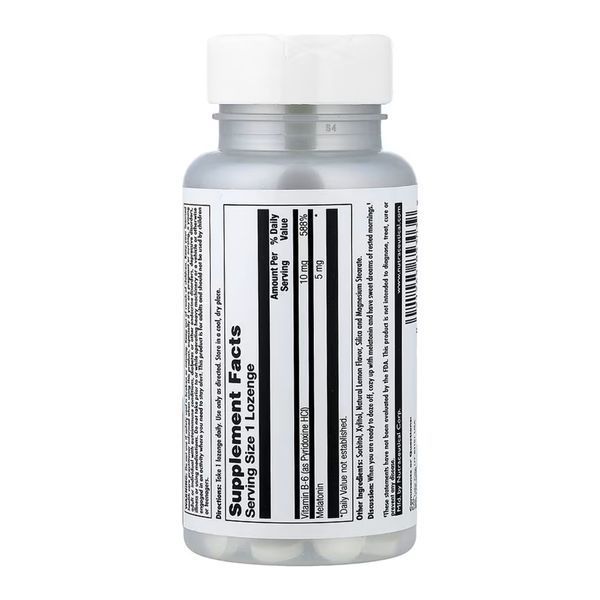 Melatonin 5mg - 30 lozenges 2023-10-7022 фото