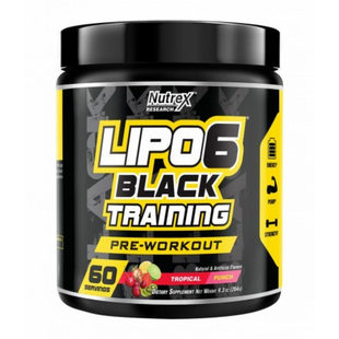 Предтренировочный комплекс, Lipo-6 Black Training Wild Grape 60srv 2022-09-9951 фото