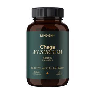 Экстракт чаги 1000 мг Mind Shi Chaga Mushroom &mdash; 60 вегетарианских капсул 2024-11-0669 фото