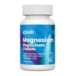 Магний Бисглицинат,,Magnesium Bisglycinate - 60 caps 2024-11-0212 фото