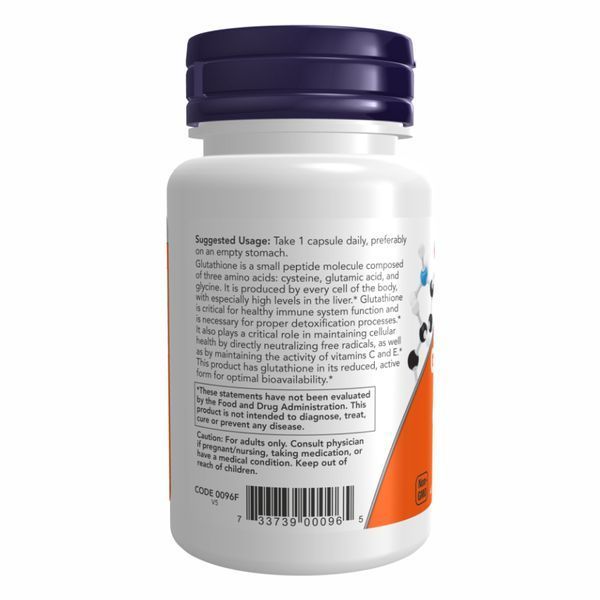 Глутатіон, Glutathione 250mg - 60 vcaps 2022-10-2544 фото