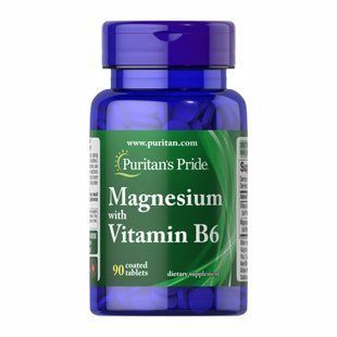 Магний Витамин Б6, Magnesium Vitamin B6 - 90tab 2022-10-0580 фото