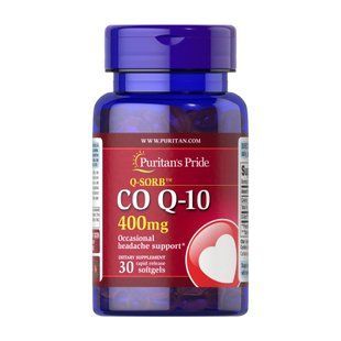 Q-SORB&trade; Co Q-10 400mg - 30 softgels 2023-10-4581 фото