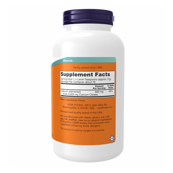 Кальций Цитрат, Calcium Citrate Powder - 227g 2022-10-1417 фото