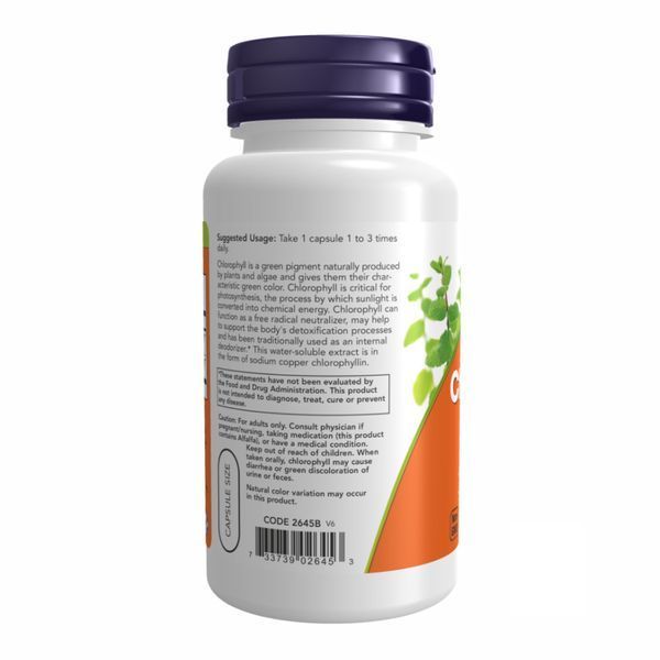 Хлорофіл, Chlorophyll 100 mg - 90 vcaps 2022-10-0080 фото