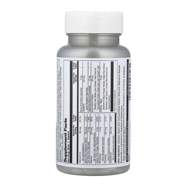 Комплекс мікроелементів, Trace Minerals - 30 tabs 2023-10-7037 фото