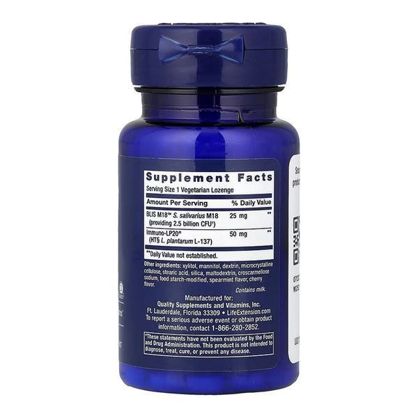Пробіотик, FLORASSIST&reg; Probiotic Oral Hygiene - 30 vegetarian lozenges 2023-10-6822 фото