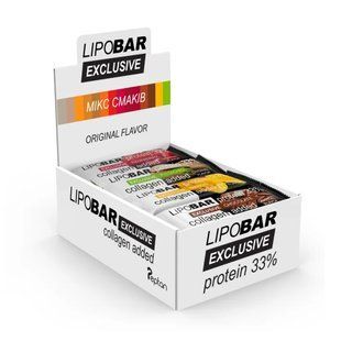 Протеиновые батончики, Lipobar Exclusive - 20x50g Mix Box 2024-11-0181 фото