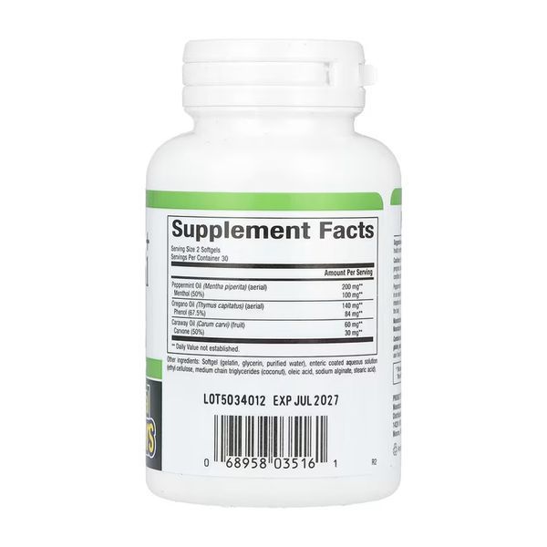 Peppermint+Oregano Oil Complex - 60 softgels 2023-10-5751 фото