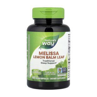 Melissa Lemon Balm Leaf - 100 vcaps 2023-10-6413 фото