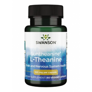 Л-Теанин, Suntheanine L-Theanina 100mg - 60veggie caps 100-93-6875160-20 фото