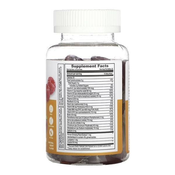 Мультивитамины для мужчин, Men's Multivitamin Adult - 60 gummies 2023-10-7285 фото