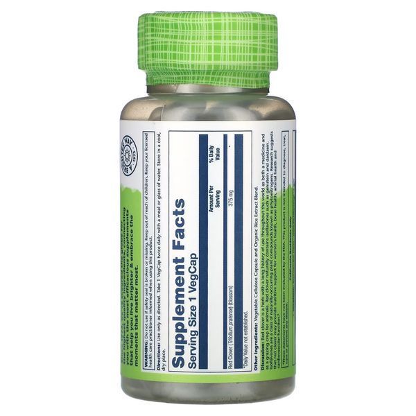 Красный Клевер, Red Clover Blossom 375mg - 100 vcaps 2023-10-3207 фото