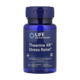 L-теанин, Theanine XR&trade; Stress Relief - 30 vegetarian tablets 2023-10-6418 фото